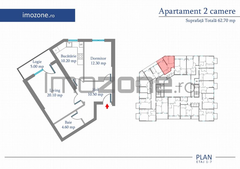 Apartament 2 camere 10% discount la avans - doar in august